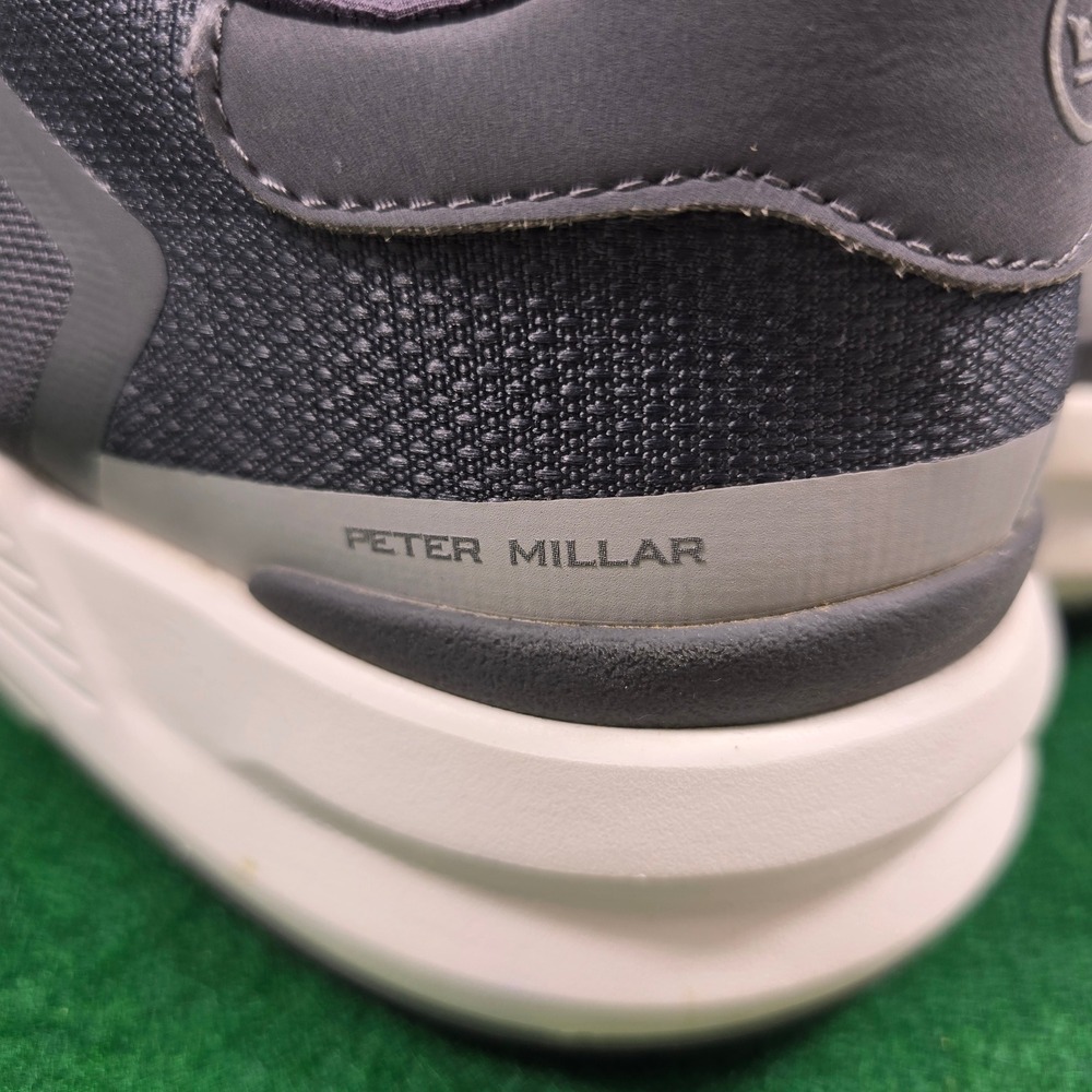 Peter Millar Hyperlight Apollo Sneakers Mens 10.5 Iron Grey MA23EF30 Slip On - Picture 11 of 11